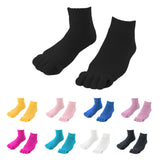 Max Five Toe Separator Socks Foot Alignment Socks Foot Massage Socks  Black