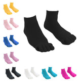 Max Five Toe Separator Socks Foot Alignment Socks Foot Massage Socks  Black