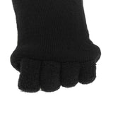 Max Five Toe Separator Socks Foot Alignment Socks Foot Massage Socks  Black