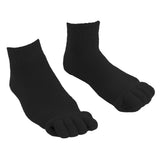 Max Five Toe Separator Socks Foot Alignment Socks Foot Massage Socks  Black