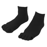 Max Five Toe Separator Socks Foot Alignment Socks Foot Massage Socks  Black