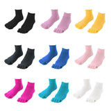 Max Five Toe Separator Socks Foot Alignment Socks Foot Massage Socks  Black
