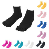 Max Five Toe Separator Socks Foot Alignment Socks Foot Massage Socks  Black