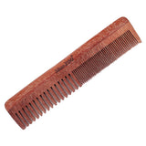 Max Maxb Double sides Wood Mustache Beard Comb Hair Comb with Case for Men Care Black