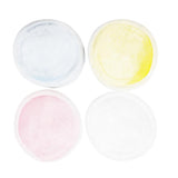 Max 5 Pieces 8cm Reusable Round Bamboo Cotton Facial Makeup Remover Pads Yellow