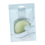 Max Konjac Cleansing Sponge facial Washing Pad exfoliator DeepClean Round Green