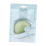 Max Konjac Cleansing Sponge facial Washing Pad exfoliator DeepClean Round Green