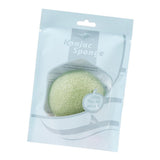 Max Konjac Cleansing Sponge facial Washing Pad exfoliator DeepClean Round Green