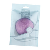 Max Konjac Facial Exfoliating Sponges Natural Face Wash Cleaning Puff Purple