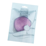 Max Konjac Facial Exfoliating Sponges Natural Face Wash Cleaning Puff Purple