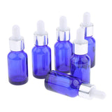 6Pcs Glass Eye Dropper Dispenser Bottles for Essential Oils Perfume 15ML