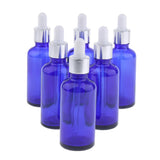 Max Maxb 6Pcs Glass Eye Dropper Dispenser Bottles for Essential Oils Perfume 100ML