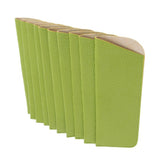 Max 10 Pieces Slip in Eyeglass Pouch Eyewear Sleeve Glasses Bag Protector Green