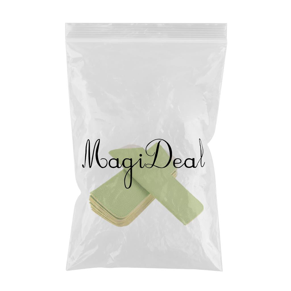 Max 10 Pieces Slip in Eyeglass Pouch Eyewear Sleeve Glasses Bag Protector Green