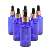 Max 6 Pieces Empty Refillable Dropper Bottles for Essential Oils Cosmetics 100ml