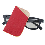 Max 10 Pieces Eyeglasses Sunglasses Protector Box Pouch Glasses Case Red