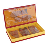Max 5pcs Natural Guasha Board Scraping Massage Gua Sha Scraper Tool Set Yellow