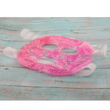 Max Reusable Full Face Eye Mask Gel Heat Cold Pack Freezable Microwavable Pink