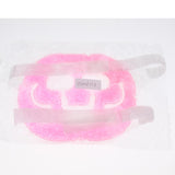 Max Reusable Full Face Eye Mask Gel Heat Cold Pack Freezable Microwavable Pink