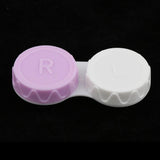Max 20 Pieces Mini Contact Lens Box Travel Lenses Cases Container Holders Purple
