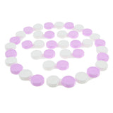 Max 20 Pieces Mini Contact Lens Box Travel Lenses Cases Container Holders Purple
