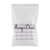 Max 20 Pieces Mini Contact Lens Box Travel Lenses Cases Container Holders Purple