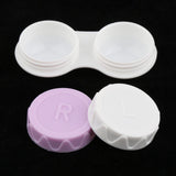 Max 20 Pieces Mini Contact Lens Box Travel Lenses Cases Container Holders Purple