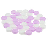 Max 20 Pieces Mini Contact Lens Box Travel Lenses Cases Container Holders Purple