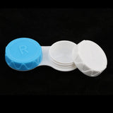 Maxbell 20 Pieces Mini Contact Lens Box Travel Lenses Cases Container Holders Blue