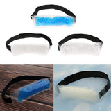 Max Reusable Gel Beads Cold Compress Ice Pack Wrap for Sports Muscle Pain Clear