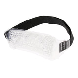 Max Reusable Gel Beads Cold Compress Ice Pack Wrap for Sports Muscle Pain Clear