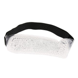 Max Reusable Gel Beads Cold Compress Ice Pack Wrap for Sports Muscle Pain Clear