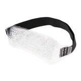 Max Reusable Gel Beads Cold Compress Ice Pack Wrap for Sports Muscle Pain Clear