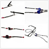 Max 2 Pieces Anti-Slip Eyeglasses Chain Rope Spectacles Cord Retainer Strap