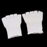 Maxbell 1 Pair Gel Lined Compression Toe Separating Socks For Dry Hard Cracked Skin