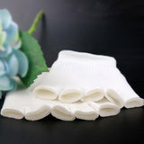 Maxbell 1 Pair Gel Lined Compression Toe Separating Socks For Dry Hard Cracked Skin