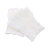 Maxbell 1 Pair Gel Lined Compression Toe Separating Socks For Dry Hard Cracked Skin