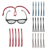 Max 5 Pieces Anti-slip Sports Glasses Strap Sunglasses Eyeglasses String Red
