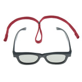 Max 5 Pieces Anti-slip Sports Glasses Strap Sunglasses Eyeglasses String Red