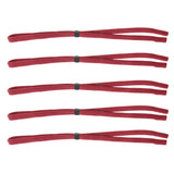 Max 5 Pieces Anti-slip Sports Glasses Strap Sunglasses Eyeglasses String Red