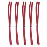 Max 5 Pieces Anti-slip Sports Glasses Strap Sunglasses Eyeglasses String Red