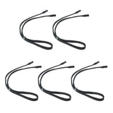 Max 5 Pieces Anti-slip Sports Glasses Strap Sunglasses Eyeglasses String Black