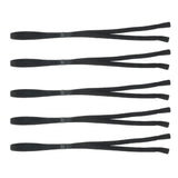 Max 5 Pieces Anti-slip Sports Glasses Strap Sunglasses Eyeglasses String Black