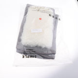 Max Fleece Thicken Winter Warm Knee Brace Pads Warmers Sleeve for Men Women  L