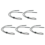 Max 5 Pieces Adjustable Anti-slip Sunglasses Strap Glasses Neck Cord Black White