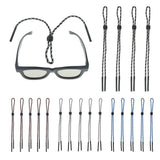 Max 5 Pieces Adjustable Anti-slip Sunglasses Strap Glasses Neck Cord Black White