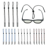 Max 5 Pieces Adjustable Anti-slip Sunglasses Strap Glasses Neck Cord Black White