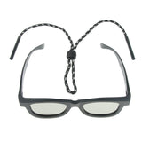 Max 5 Pieces Adjustable Anti-slip Sunglasses Strap Glasses Neck Cord Black White