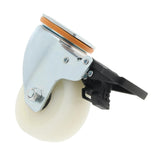 Max PP Swivel Wheel Dual Brake Double Bearing Industrial Caster Wheel 3Inch