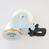 Max PP Swivel Wheel Dual Brake Double Bearing Industrial Caster Wheel 3Inch